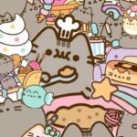 Mèo Pusheen hình nền điện thoại cute