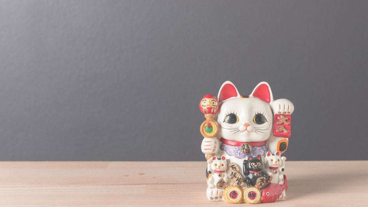 Hình nền máy tính ảnh mèo thần tài 