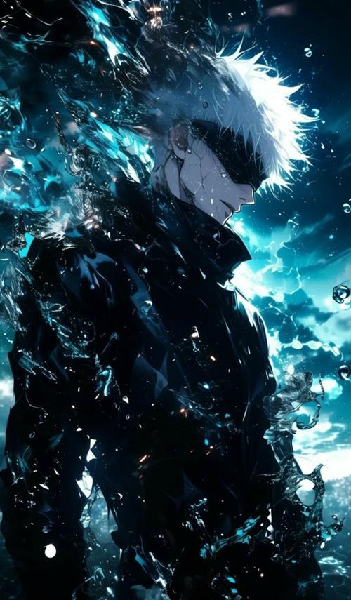 Hình nền điện thoại anime nam che mặt