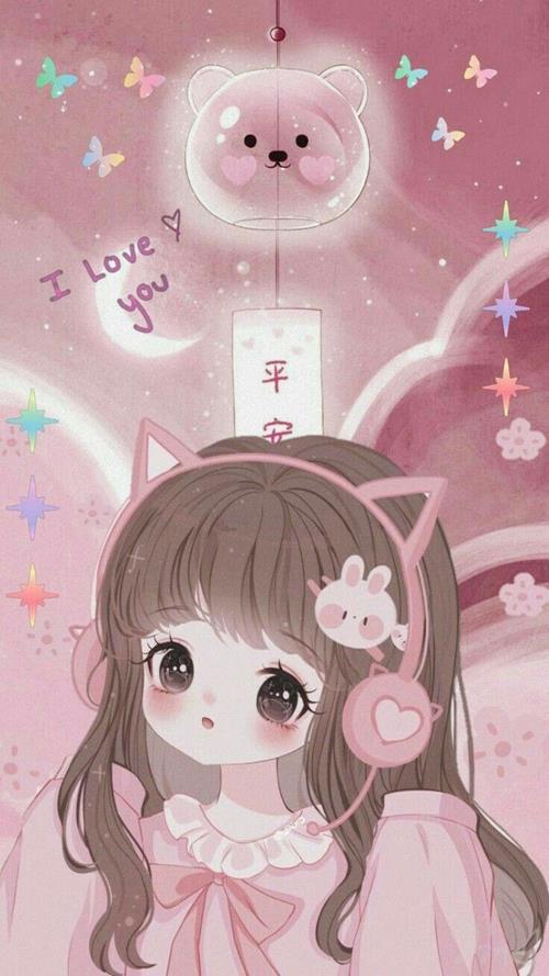 Hình nền chibi nữ dễ thương