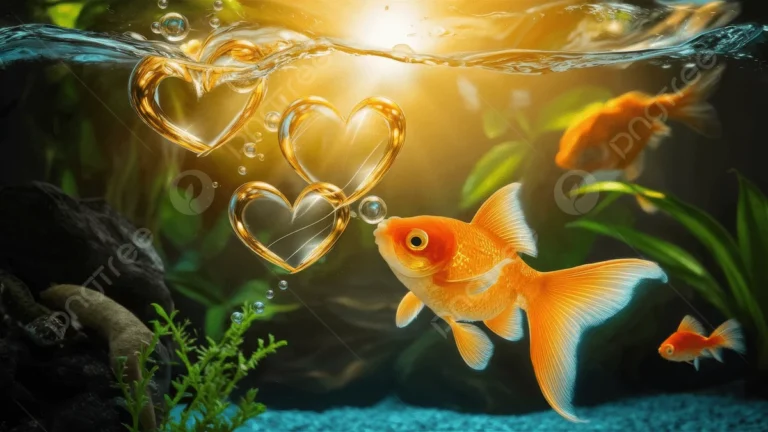 Khám phá ảnh nền con cá vàng - Hình nền cá vàng 3D, cute & sắc nét