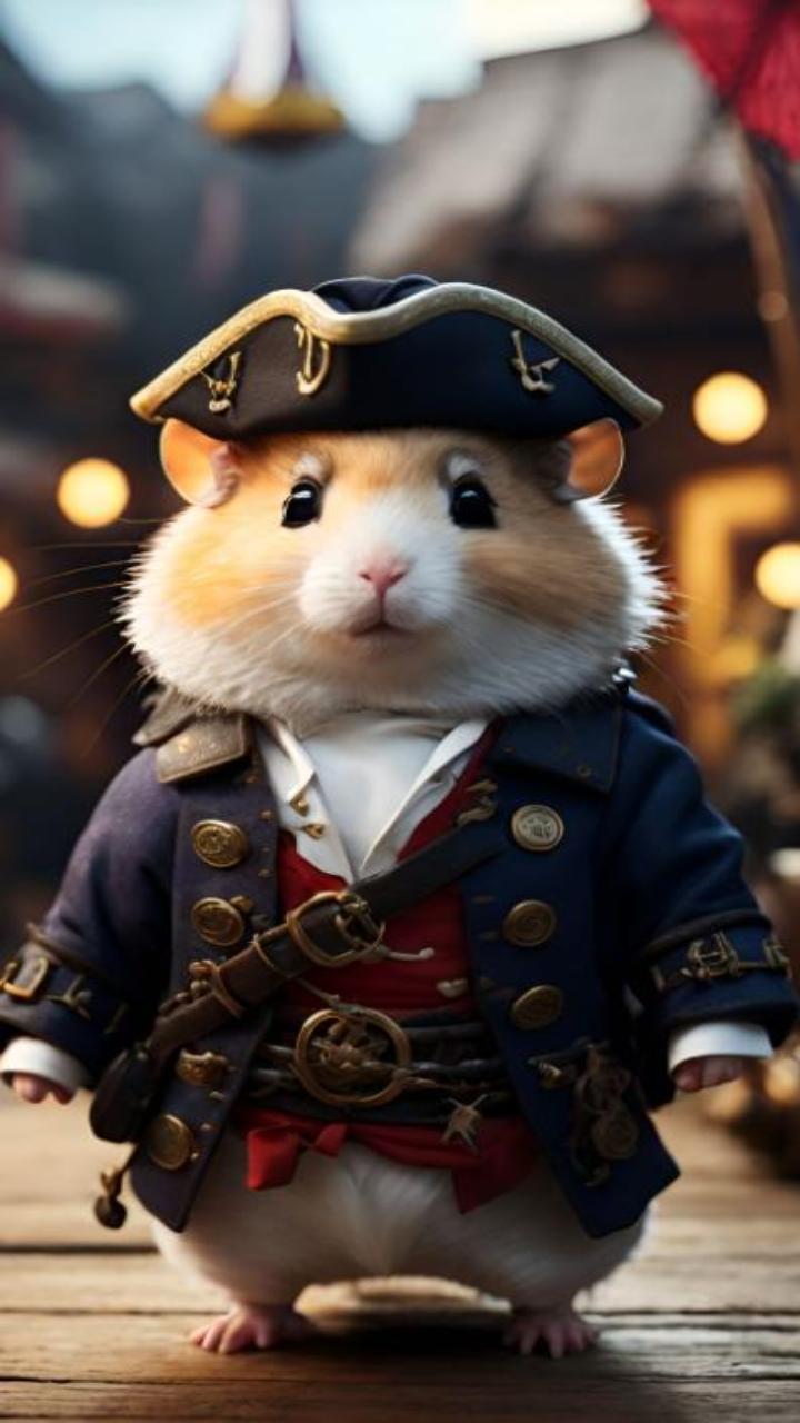 Hình nền chuột Hamster 3D siêu đẹp