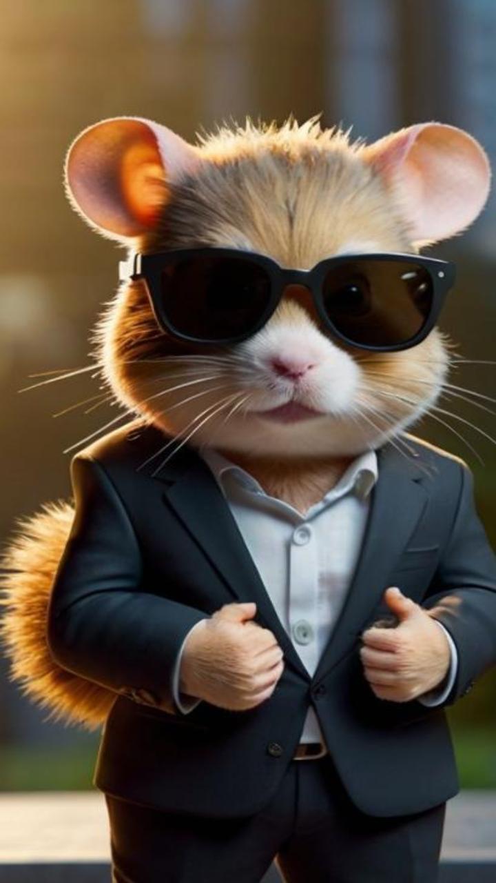 Hình nền chuột Hamster 3D siêu đẹp