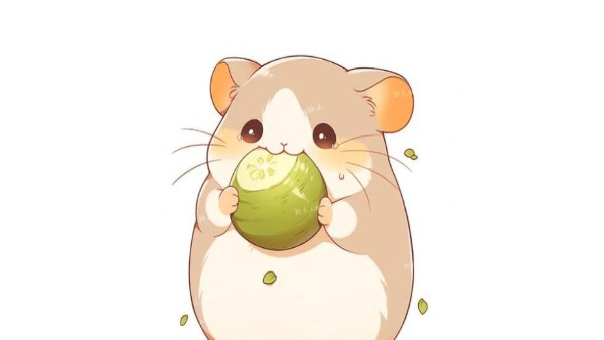 Hình nền chuột Hamster chibi cute xỉu